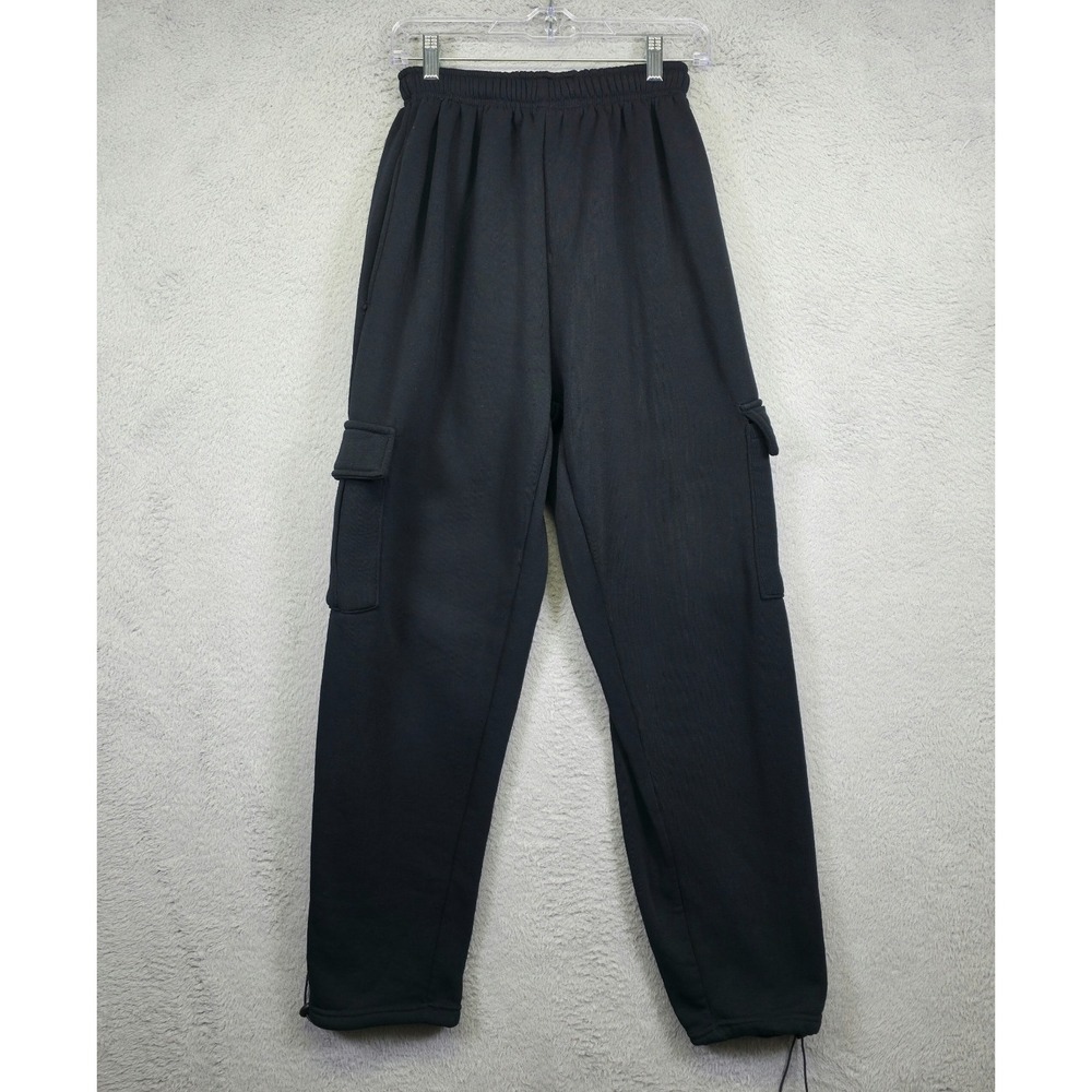 Renegade Cargo Jogger Men‎ M Black Utility Athleisure Sweatpants Lounge Workout